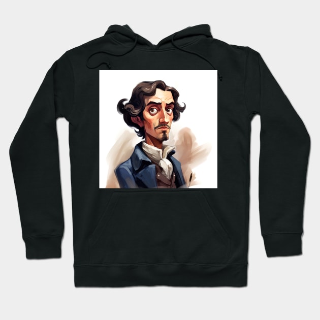 Eugène Delacroix Hoodie by ComicsFactory